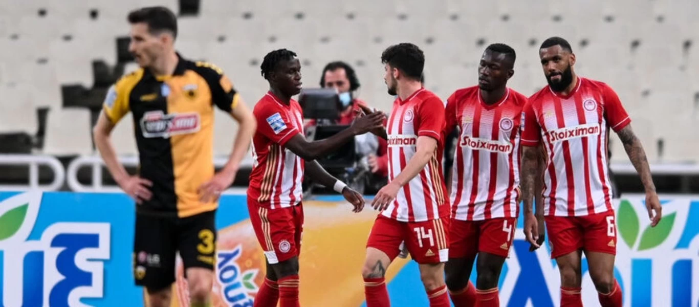 ΑΕΚ - Ολυμπιακός 1-5: Πεντάστεροι Πειραιώτες «διέλυσαν» την τραγική «Ένωση»